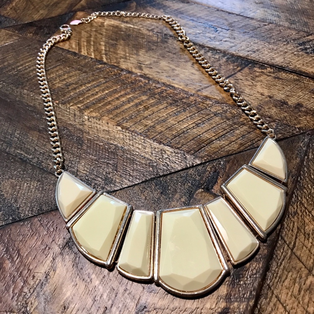 Gold and ivory necklace
